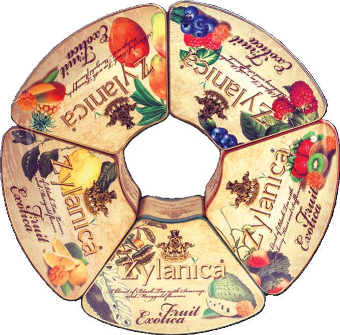 Fruit Exotica Five Flavoured F.B.O.P Black Tea Loose 500g